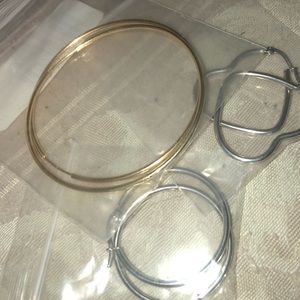 3 sets of different earrings